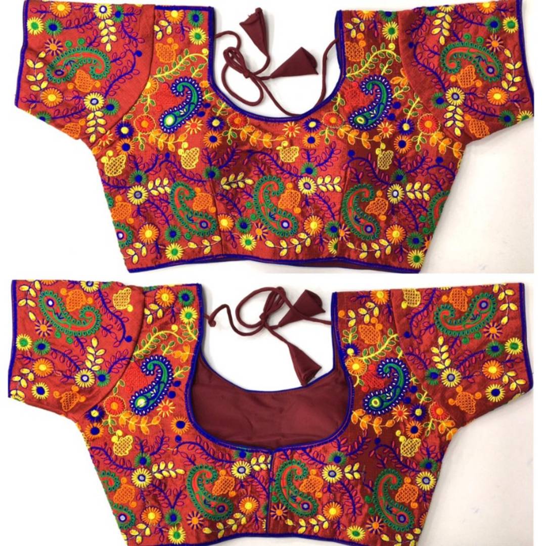 Latest Attractive Silk Stitched Blouse for Women